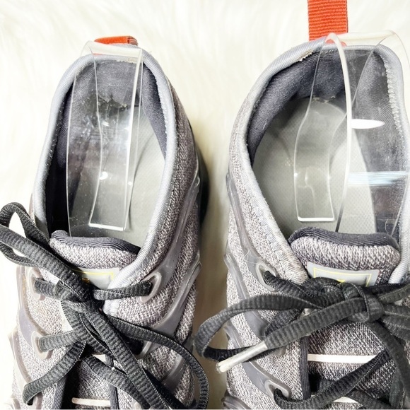 Nike Airmax Vapormax Plus Cool Gray Team Orange Sneakers Size 10.5 Running - Picture 6 of 15